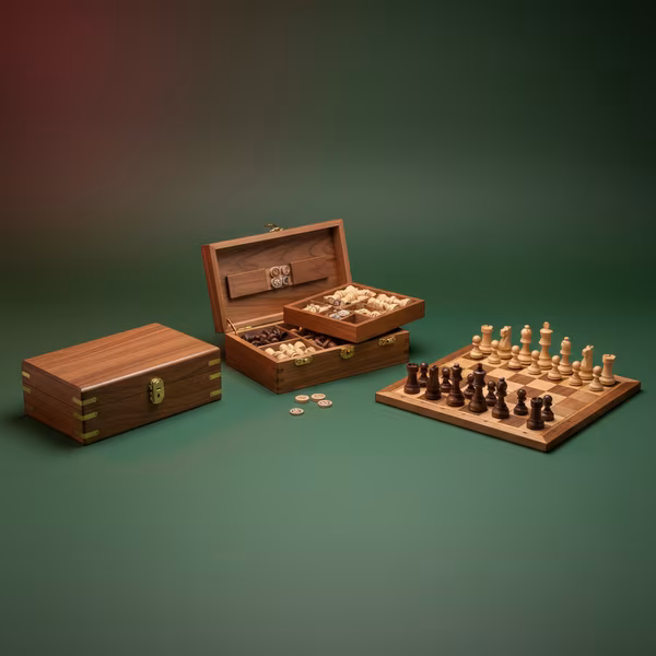 Schachklassiker — Holz Deluxe